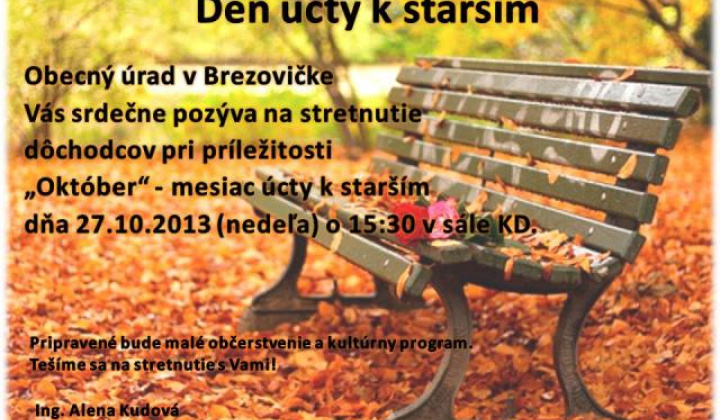 18. fotografia fotogalérie Deň úcty k starším 27.10.2013